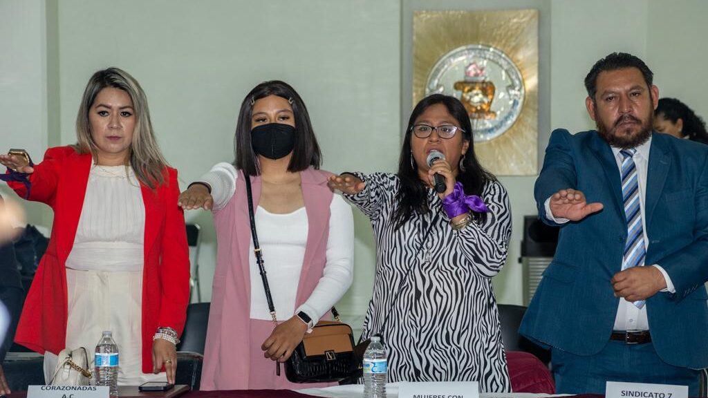 Pseudo activistas instalan “Mesa Ciudadana de Seguridad”