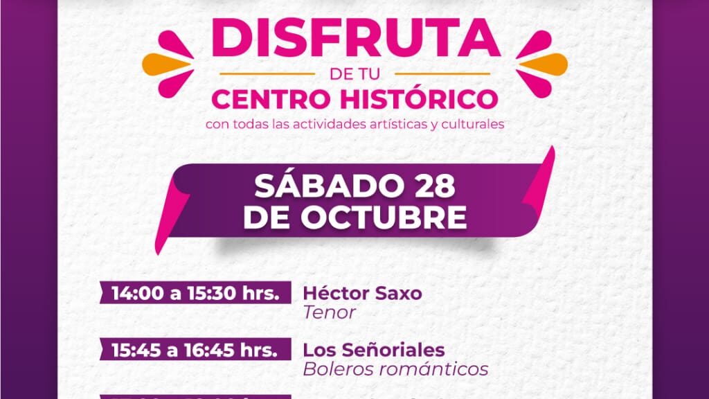 Fin de semana de arte, cultura y tradición en la capital Tlaxcalteca.