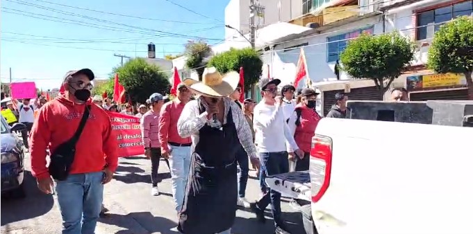 Comerciantes capitalinos se niegan a la reubicación; marchan para exigir diálogo con la Alcaldesa