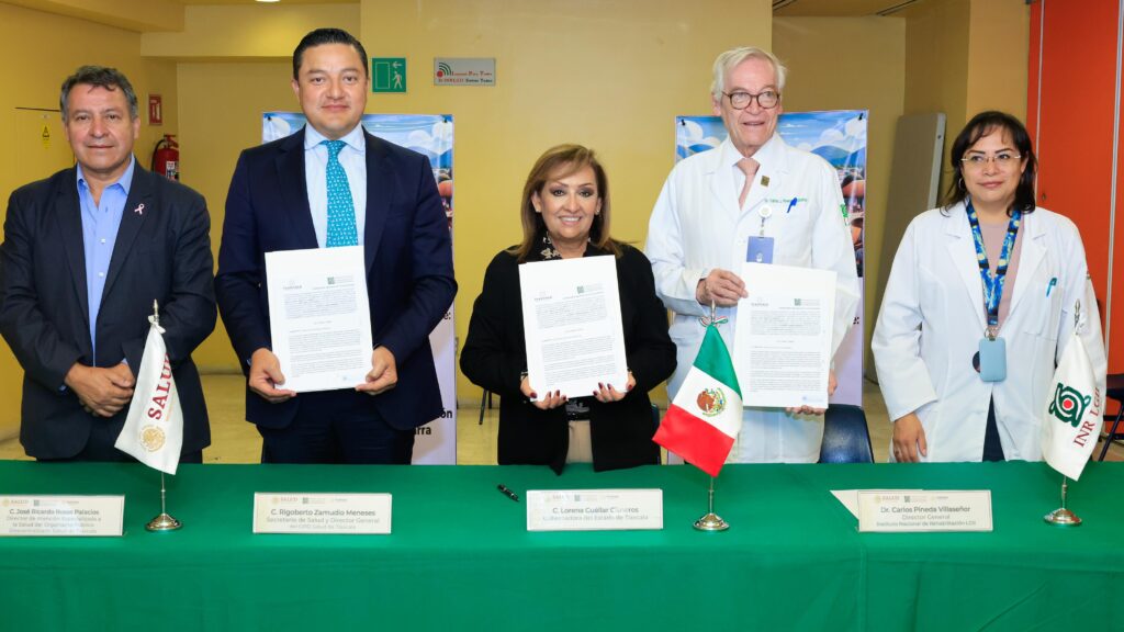 FIRMÓ GOBERNADORA CONVENIO DE COLABORACIÓN CON EL INSTITUTO NACIONAL DE REHABILITACIÓN