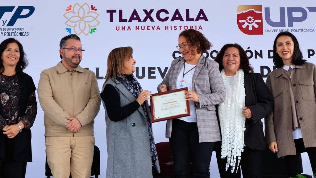 ENCABEZÓ GOBERNADORA ARRANQUE DE OBRA EN LA UNIVERSIDAD POLITÉCNICA DE TLAXCALA