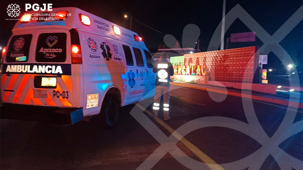 PGJE INICIA INVESTIGACIÓN POR HOMICIDIO  EN CARRETERA APIZACO-HUAMANTLA
