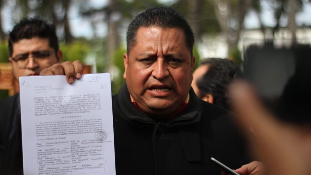 Tlaxcala y Puebla pactan para evitar invasión de rutas de Flecha Azul