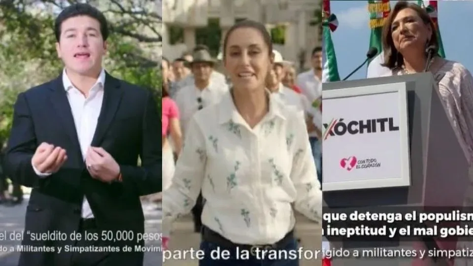 ¡Comenzaron los ataques! Estos son los spots con los que Morena, PAN y MC iniciaron las precampañas