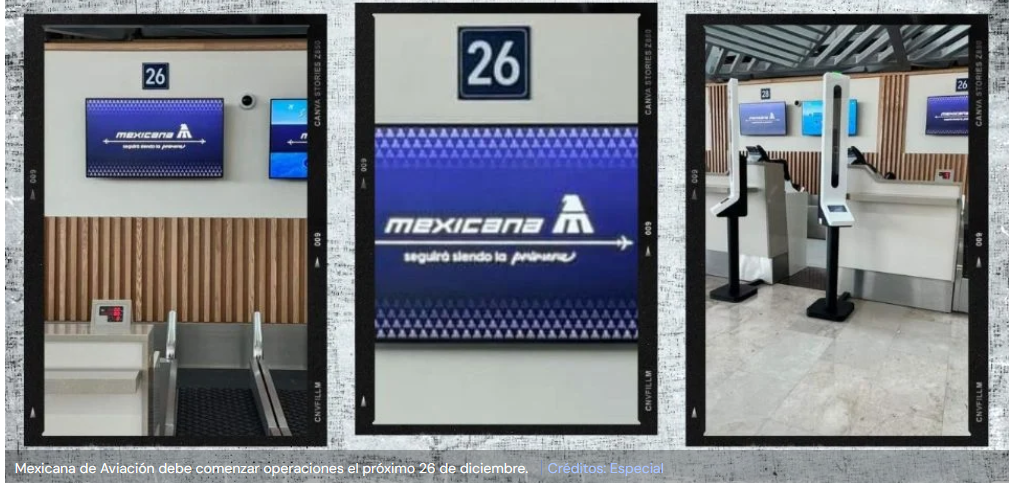 Mexicana de Aviación: ‘Enchulan’ el AIFA para el estreno de la aerolínea militar