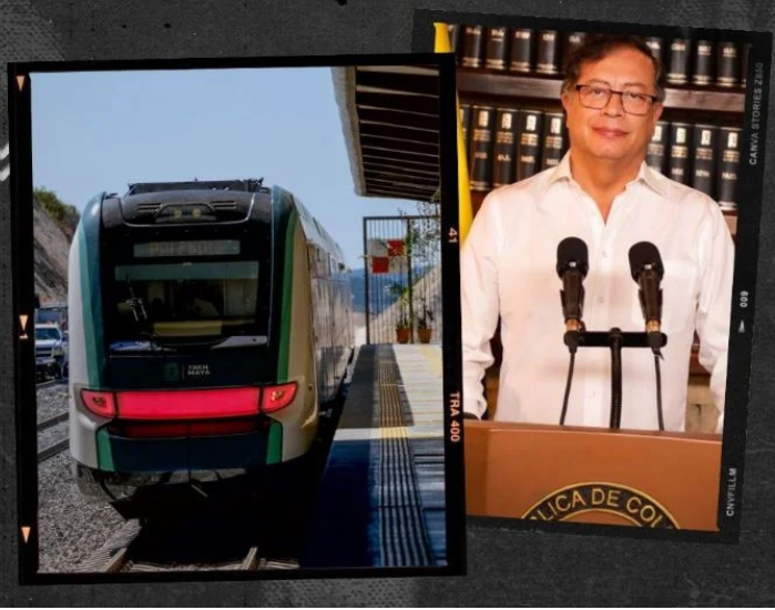 Petro se suma a AMLO y ordena al ejército construir ‘Tren Maya’ en Colombia