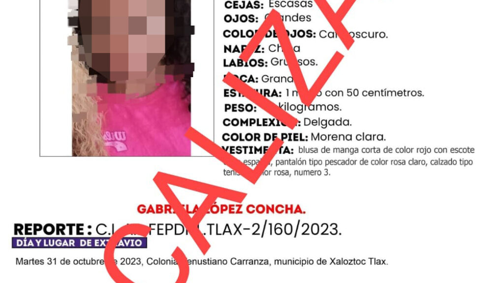 EN TRABAJO CONJUNTO UBICAN A MENOR DE EDAD  REPORTADA COMO NO LOCALIZADA: PGJE