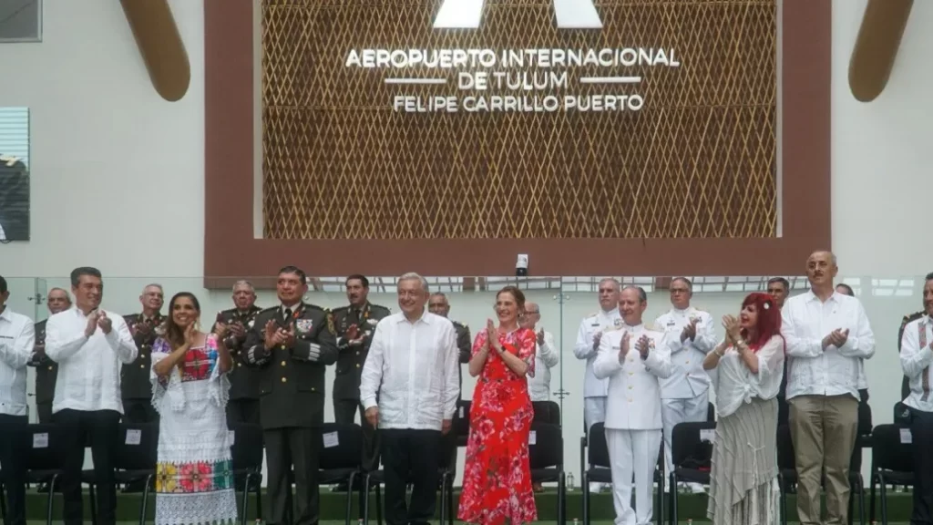 AMLO inaugura Aeropuerto Internacional de Tulum y ahí pide “continuidad con cambio”