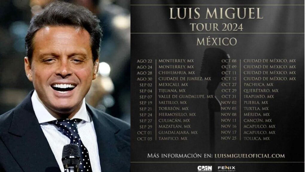 Luis Miguel anuncia nuevo concierto en Puebla en tour de 2024; conoce cuándo será