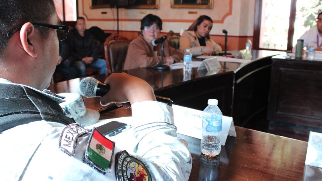 Preside Maribel Pérez Arenas la Sexta Sesión del Consejo de Seguridad Pública Municipal