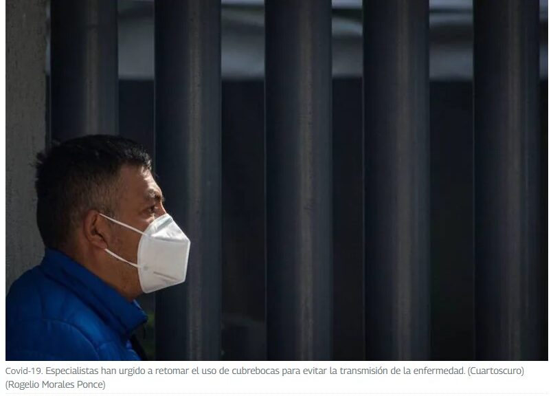 Desborda hospitales en México aumento de casos de Covid-19 tras fiestas decembrinas