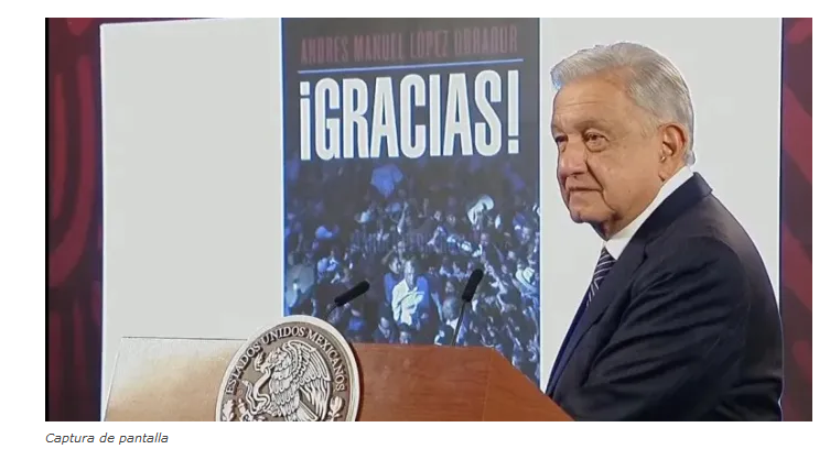 “Gracias” | Así se llama el nuevo libro (el último político, dice) de López Obrador