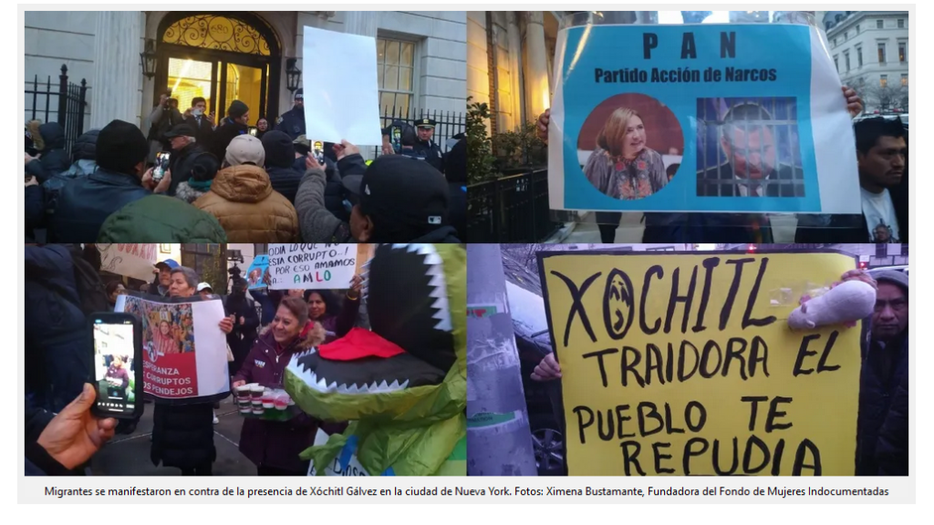 Rechazan a Xóchitl en NY
