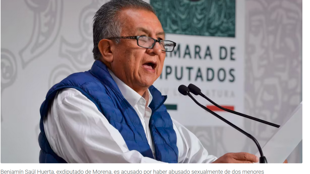 Sentencian a 22 años de prisión a exdiputado de Morena, Saúl Huerta, por violación a un menor de edad