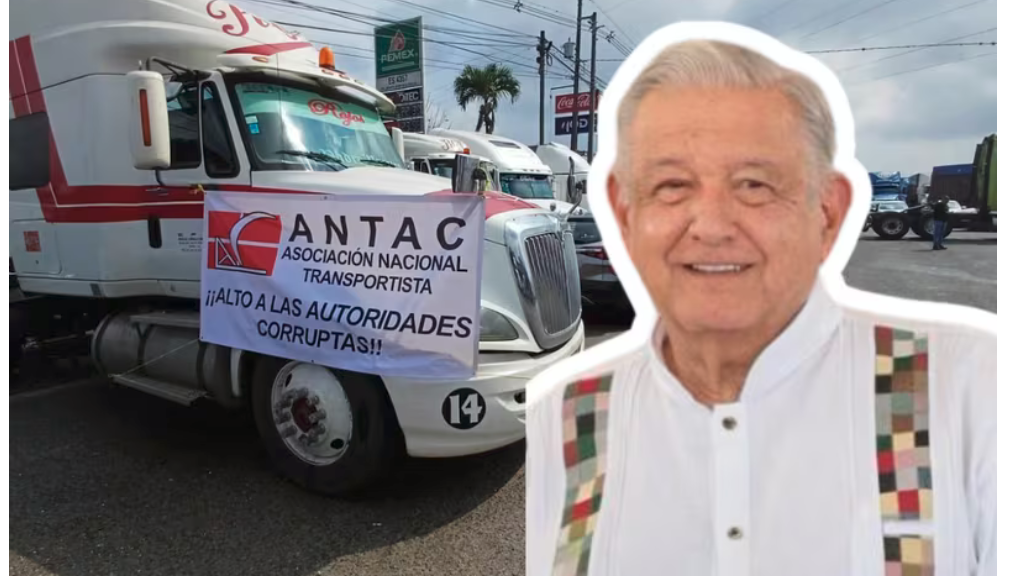 “Líderes de transportistas son militantes de partidos conservadores”, responde AMLO al paro