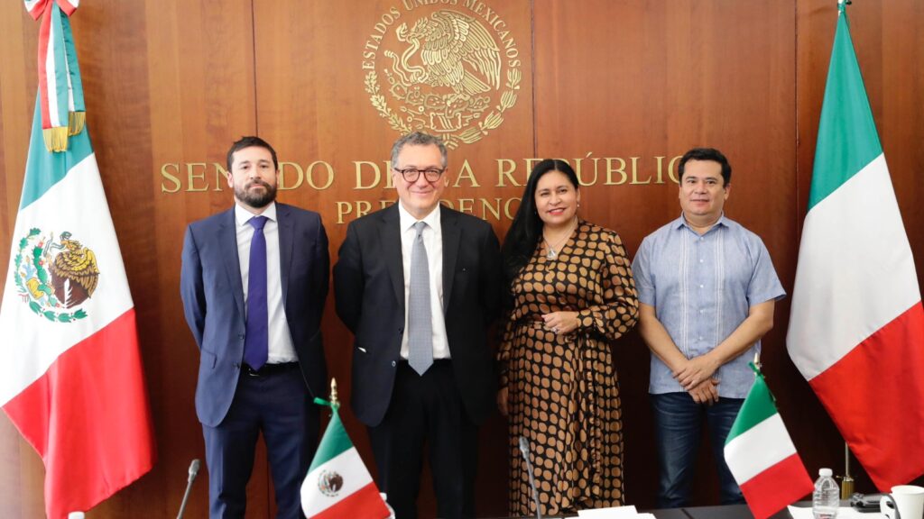 Destaca la senadora Ana Lilia Rivera el potencial en la relación comercial México-Italia