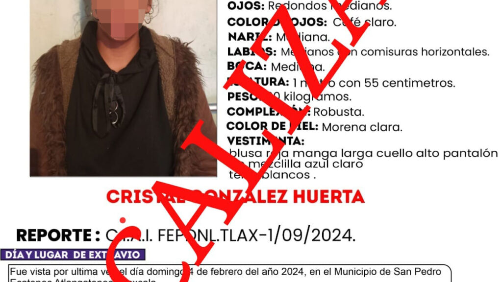 UBICA PGJE A UNA MUJER Y DOS MENORES DE EDAD REPORTADOS COMO NO LOCALIZADOS
