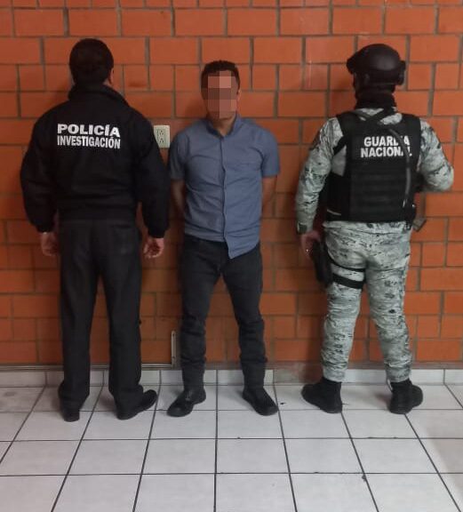 PGJE EN COLABORACIÓN CON GUARDIA NACIONAL APREHENDE A ERICK N., POR EL DELITO DE SECUESTRO EN TLAXCO EN JUNIO DE 2021