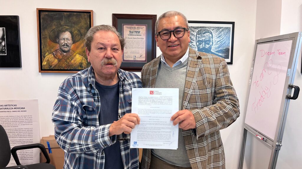 FIRMARON SEPE-USET CONVENIO CON EL FCE PARA LA INSTALACIÓN DE UNA LIBRERÍA EN OFICINAS CENTRALES