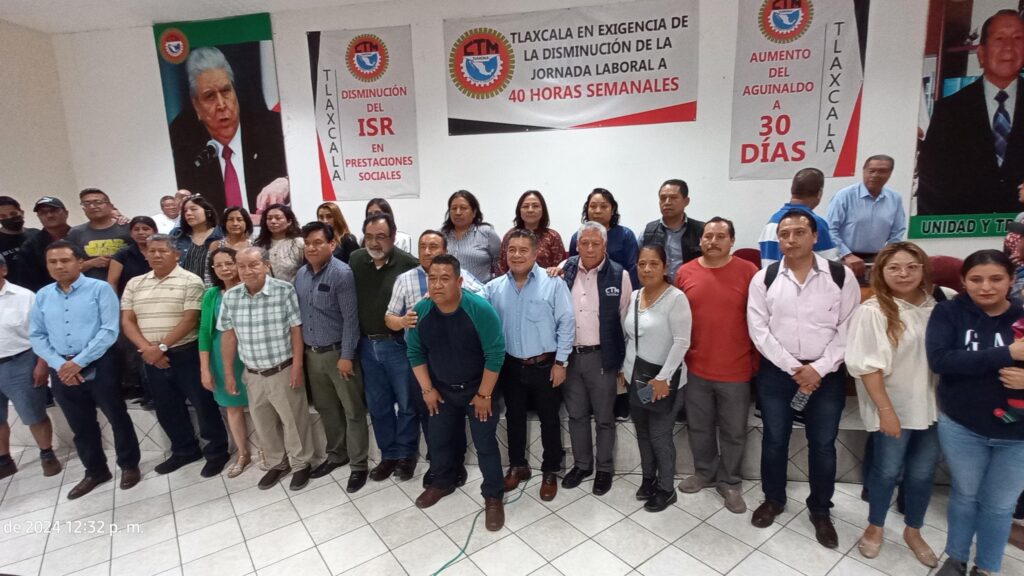 EL COMITÉ NACIONAL DE LA CTM RESPALDA A TRABAJADORES DE LA UNIVERSIDAD POLITÉCNICA DE TLAXCALA.