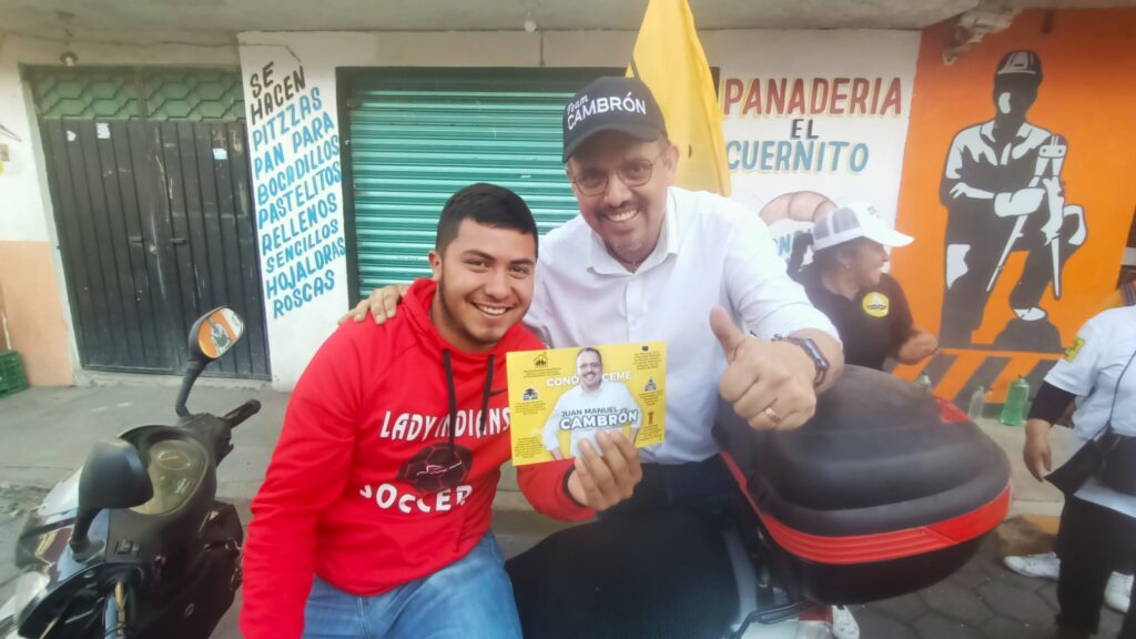 Continúa Cambrón con sus recorridos; ahora estuvo en Chiautempan