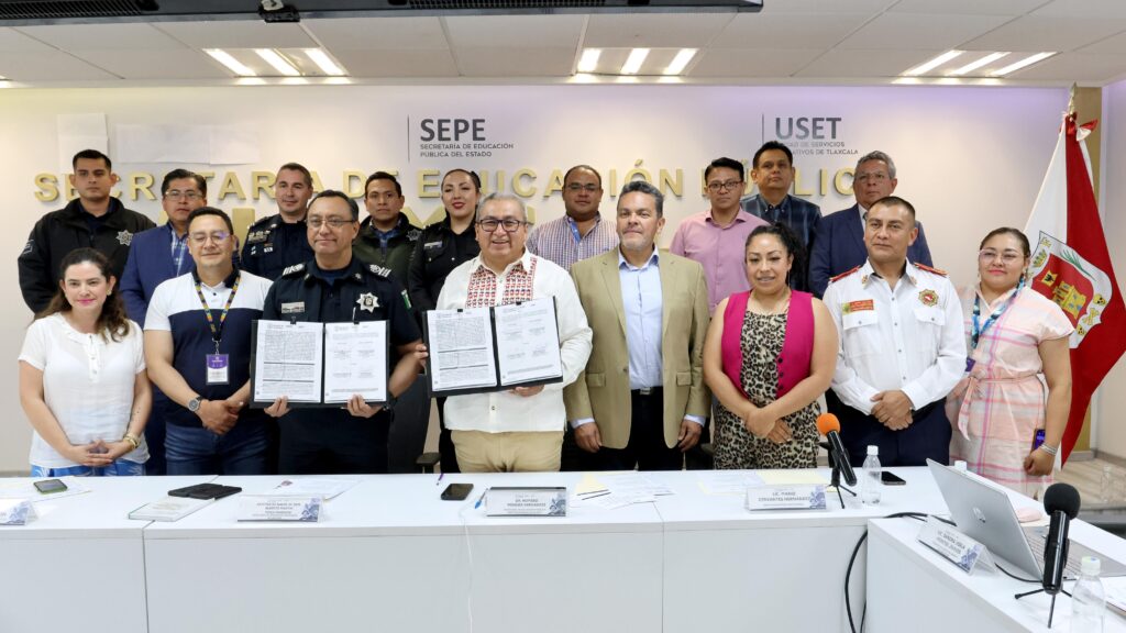 UNEN ESFUERZOS SEPE-USET Y SSC PARA LA IMPLEMENTACIÓN DE ACCIONES DE PREVENCIÓN Y PROTECCIÓN AL SECTOR ESTUDIANTIL