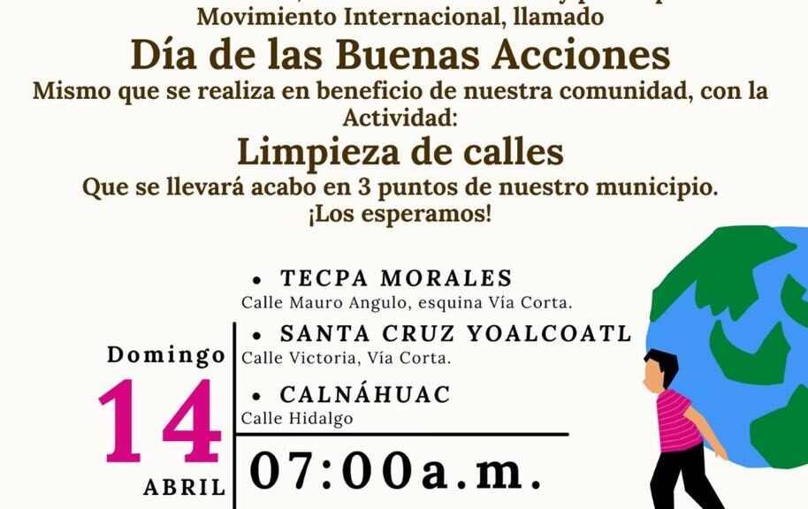 CONVOCA ROCÍO MELÉNDEZ AL DÍA DE LAS BUENAS ACCIONES EN TLALTELULCO