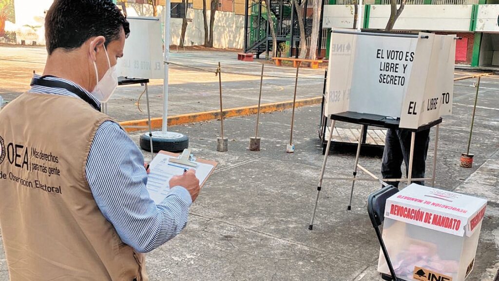 INE y OEA firman acuerdo para observación del proceso electoral