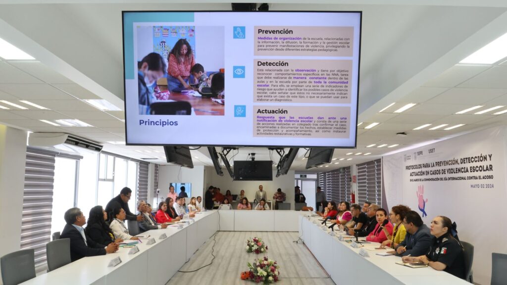 SEPE-USET PRESENTÓ PROTOCOLOS PARA LA SEPE-USET, DETECCIÓN Y ACTUACIÓN EN CASOS DE VIOLENCIA ESCOLAR