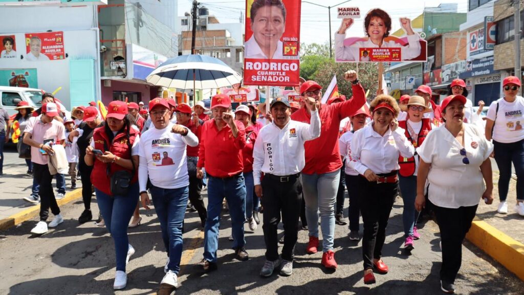 Rodrigo Cuahutle es el favorito al Senado por el PT en Apizaco, Contla y Tlaxco