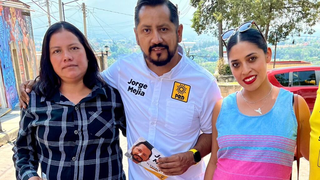 El candidato del PRD Jorge Mejía, se compromete las mujeres del municipio de Tlaxcala, propone la reinstauración del Instituto Municipal de la Mujer