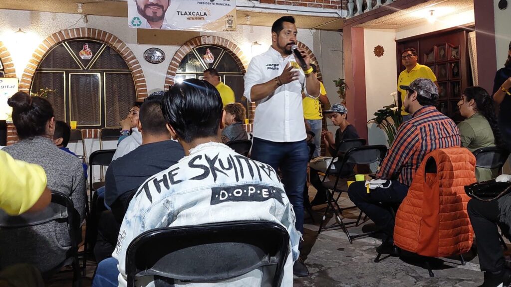 Jorge Mejía, candidato del PRD a la presidencia municipal de Tlaxcala, ha dado a conocer un ambicioso plan ambiental