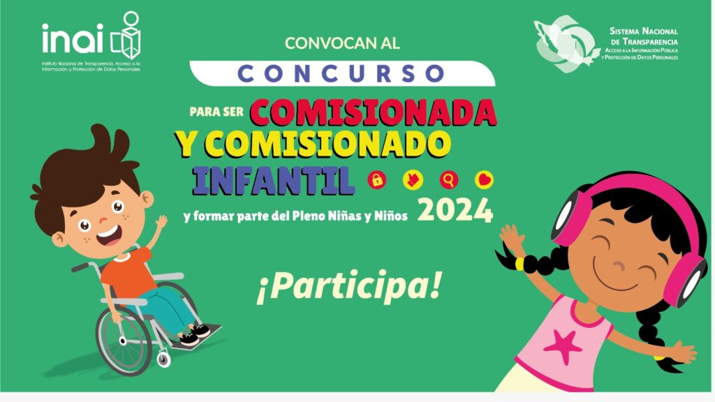 INVITA IAIP TLAXCALA AL CONCURSO PARA SER COMISIONADA Y COMISIONADO INFANTIL 2024