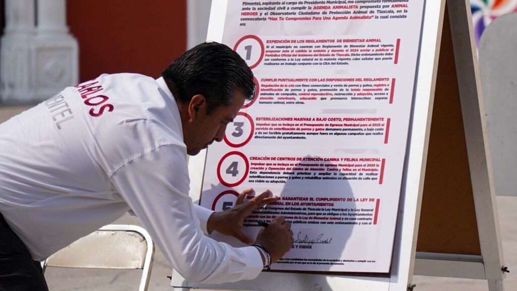 A un trabajo abierto, transparente y eficiente se compromete Carlos Pimentel en Huamantla