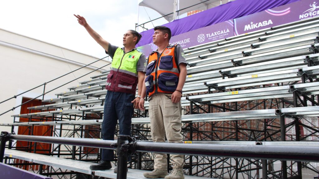 Verifica Protección Civil Municipal, instalaciones para clasificatorio de Voleibol de Playa