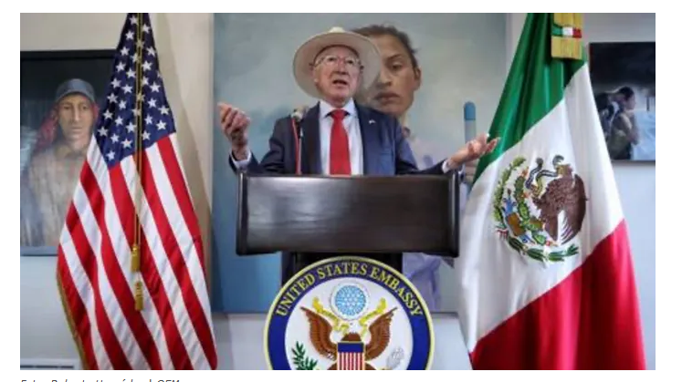 Reforma judicial sólo compete a los mexicanos, afirma Ken Salazar