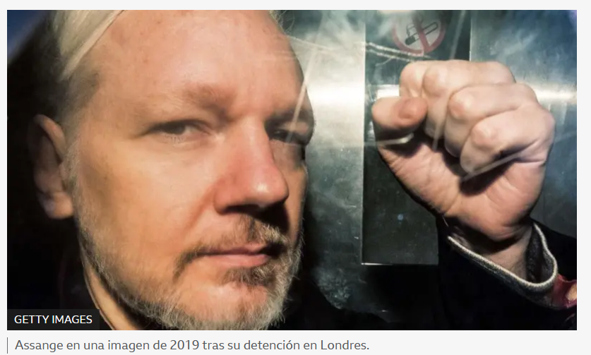 Julian Assange sale de prisión tras llegar a un acuerdo con el gobierno de EE.UU. que le permitirá evitar ser extraditado a ese país