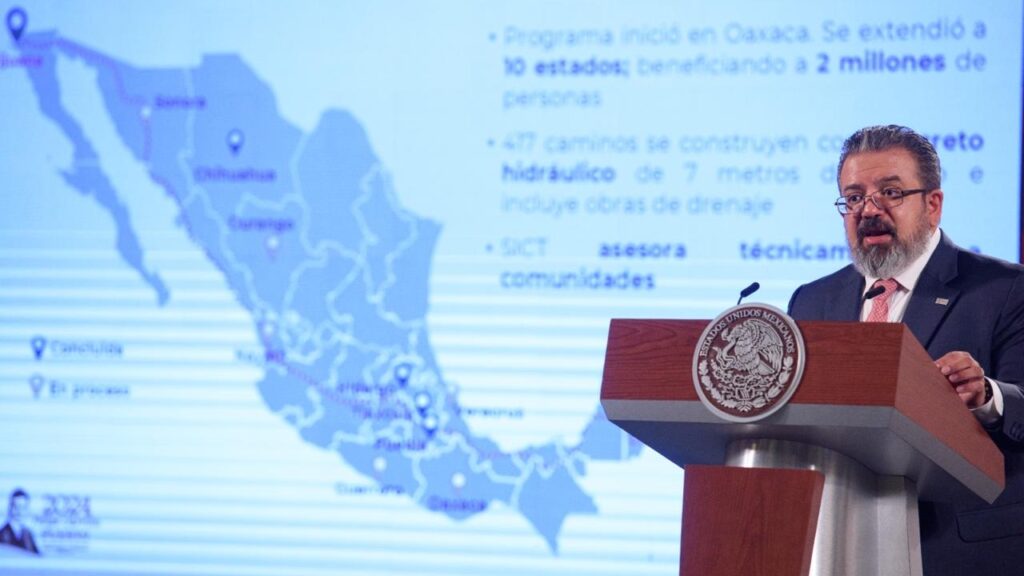 DESTINÓ GOBIERNO DE MÉXICO 227 MMDP A PROGRAMA DE INFRAESTRUCTURA CARRETERA: NUÑO LARA