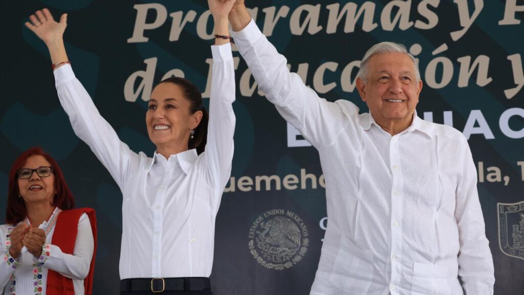 COINCIDEN AMLO Y SHEINBAUM EN EL LIDERAZGO DE LA GOBERNADORA DE TLAXCALA