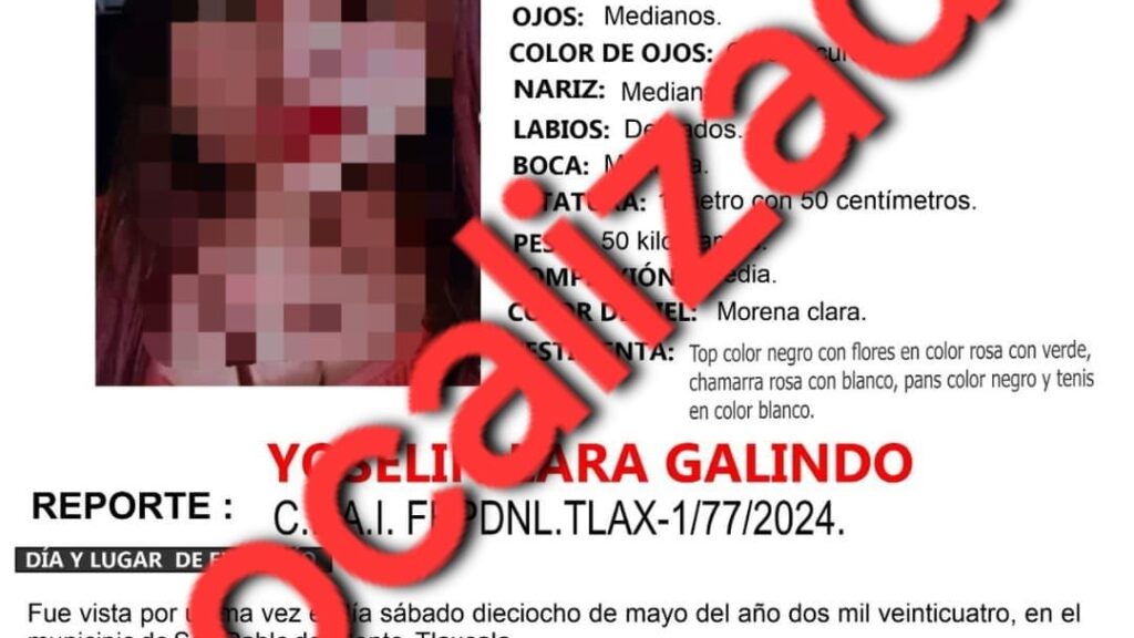 PRESENTAN ANTE MINISTERIO PÚBLICO A MENOR DE  EDAD REPORTADA COMO NO LOCALIZADA: PGJE
