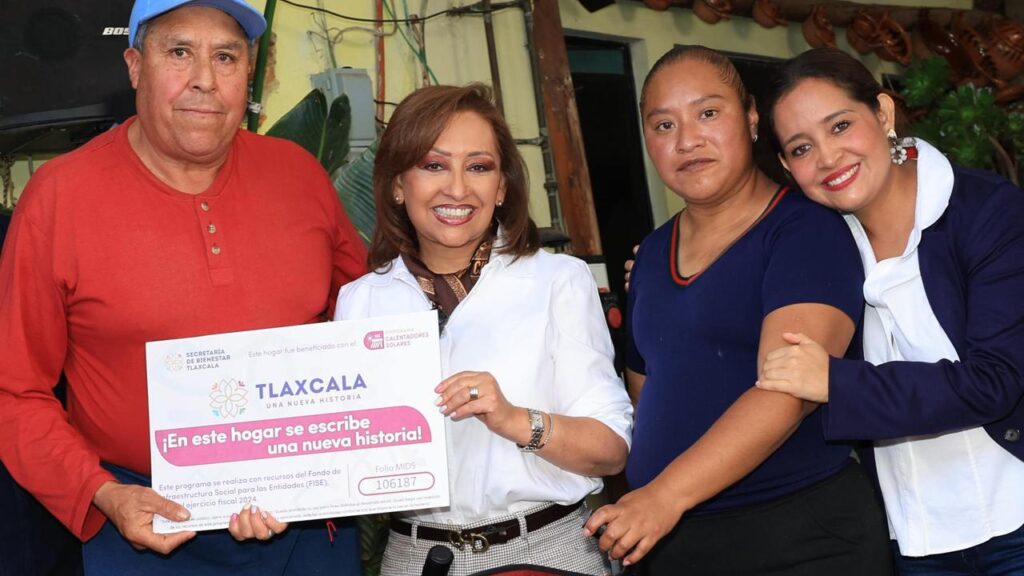 ENCABEZA GOBERNADORA ARRANQUE DEL PROGRAMA “CALENTADORES SOLARES 2024” EN NANACAMILPA