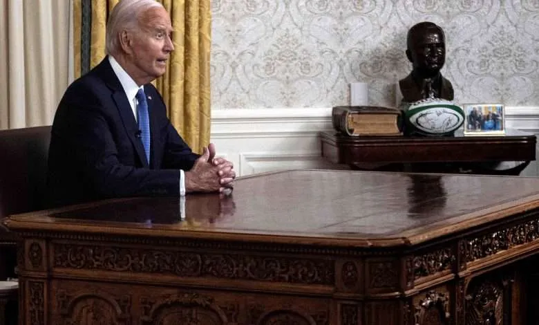 Biden explica su retiró de la contiende presidencial: ‘Fue para preservar la democracia’