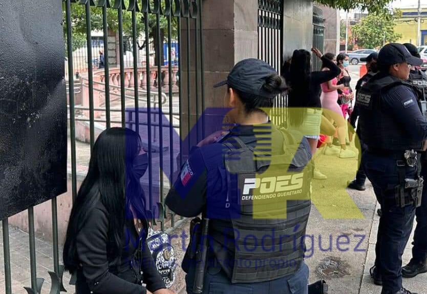 En operativo retiran a sexoservidoras tlaxcaltecas del Centro de Querétaro