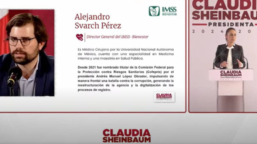 Nombra Claudia Sheinbaum a primer titular del IMSS-Bienestar