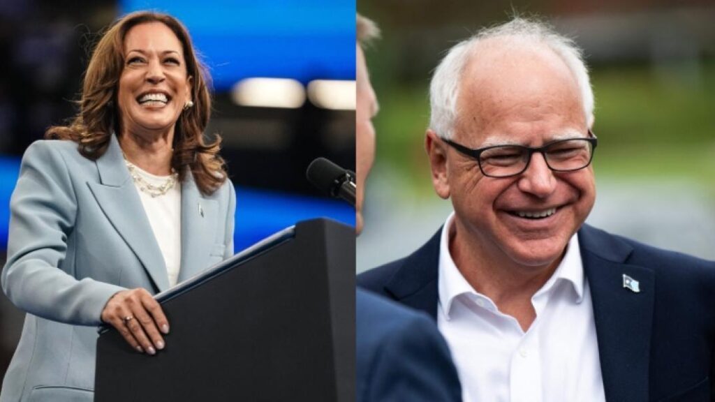 Kamala Harris elige a Tim Walz como candidato a la vicepresidencia de EU