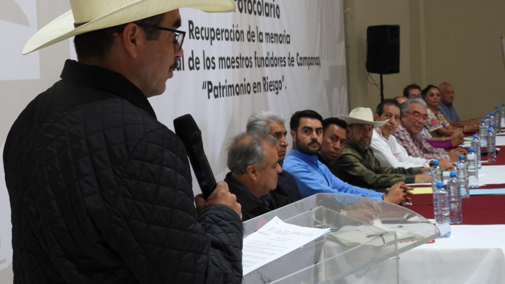 Yauhquemehcan inicia recuperación memorial de fundidores de campanas.