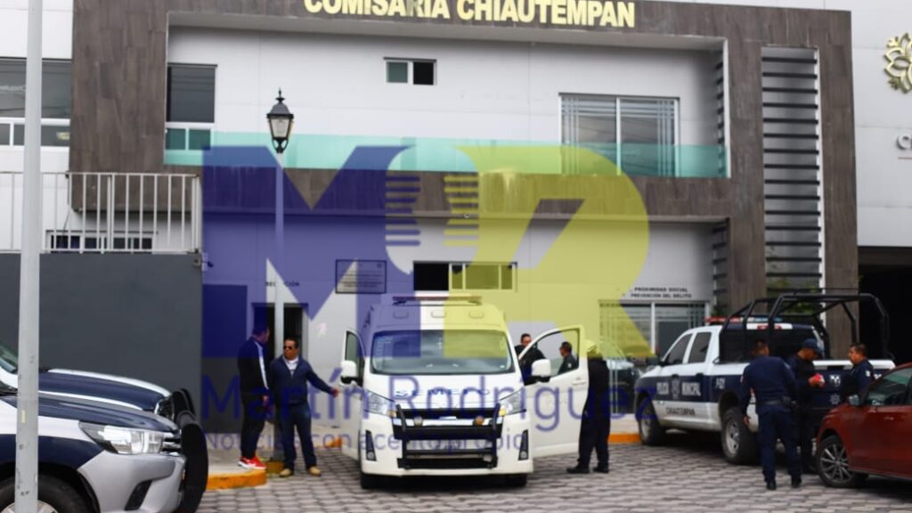En los separos de la policía municipal de Chiautempan muere masculino