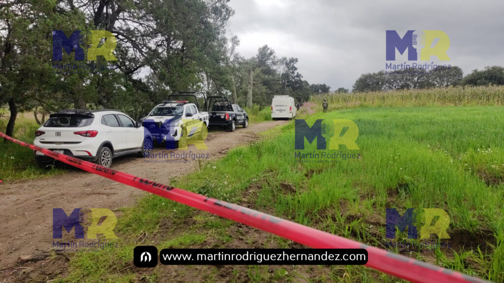 Embolsado abandonan cuerpo en la batea de una camioneta en Santa Cruz Tlaxcala