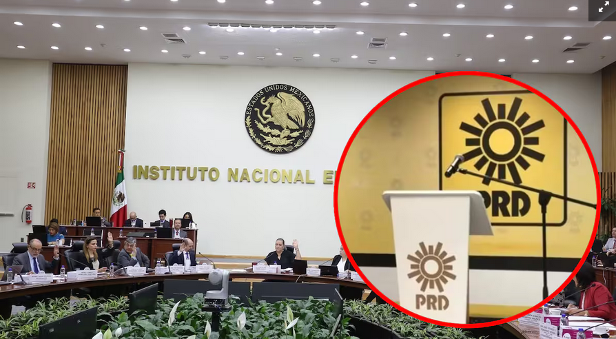 INE formaliza extinción La Junta General Ejecutiva aprueba la declaración de pérdida de registro del PRD