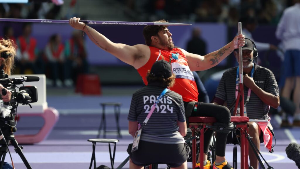 Edgar Fuentes, subcampeón de jabalina en los Juegos Paralímpicos París 2024